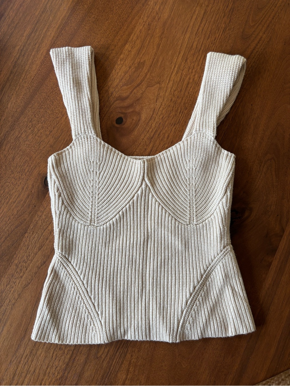 STAUD Kira Knit Bustier Top - Picture 3 of 4